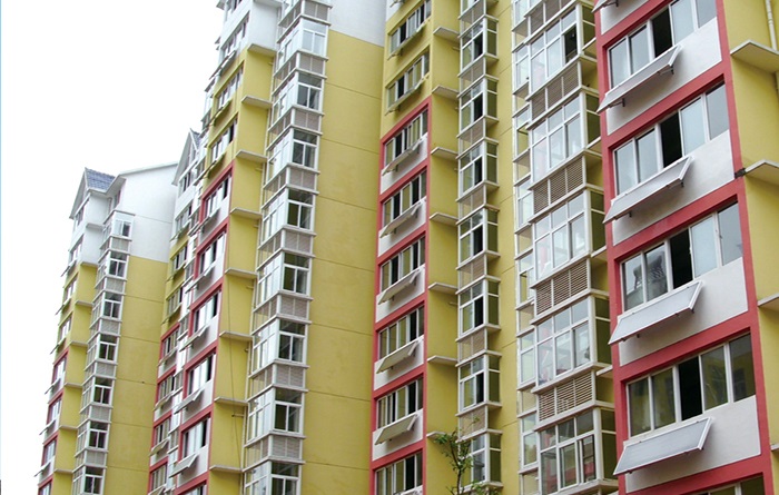 高層住宅陽臺熱水器案例